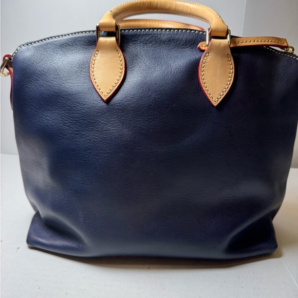 Dooney & Bourke Pebble Leather Pocket Satchel Change Purse & Protective Cover - Picture 4 of 16